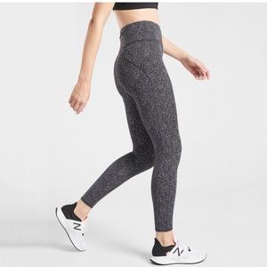 Athleta Lightning Static Black/White Leggings